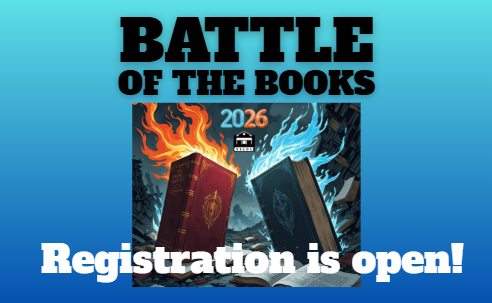 Battle of the books registration is open